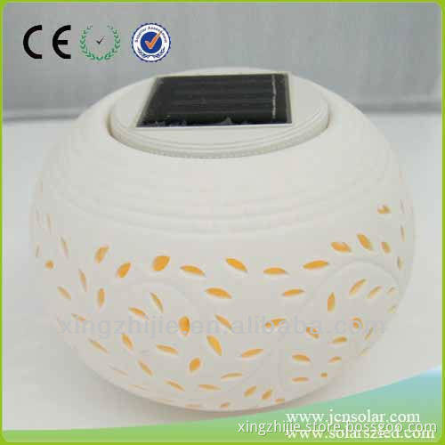 solar fashionable ceramic lamp Manufacturer